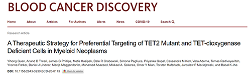 研究者形貌了一种新型靶向抗癌药物，，这种药物可能会有用地治疗某些常见的白血病。。