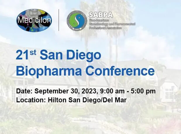 9月30日，，人生就是博官方网站陈春麟博士将出席第21届圣地亚哥生物制药大会